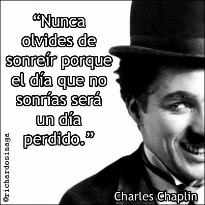 Sonreir por Charles Chaplin 403