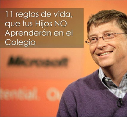 11 reglas de vida bill gates