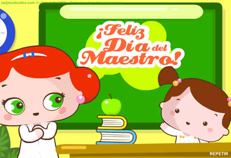feliz dia del maestro